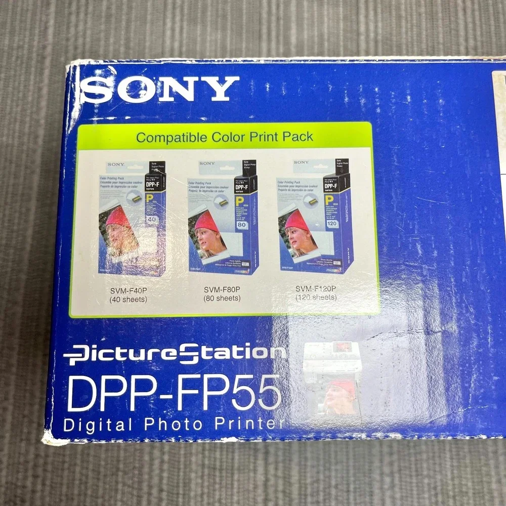 Sony DPP-FP55 Picture Station Digital Photo Printer 4x6 Dye-Sub PictBridge LCD
